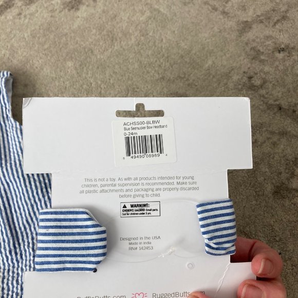 Ruffle Butts Ric Rac Swing Top and Bloomer Set with matching Woven Headband - Picture 13 of 13